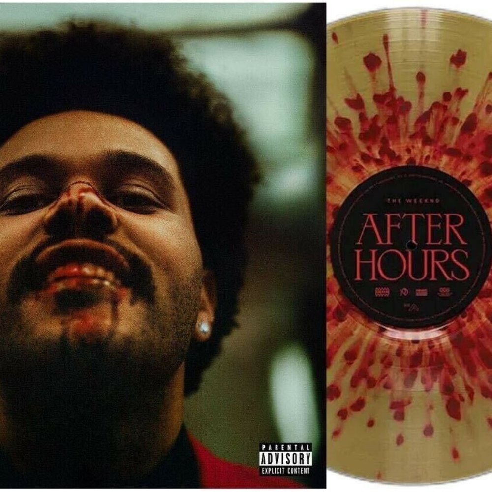 The Weeknd After Hours 2-LP ~ Exclusive Gold w/Red Splatter Vinyl ~ New/Sealed!